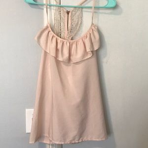 Blush pink tank top